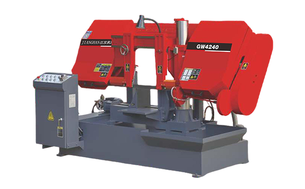 崇阳GW4240双柱卧式带锯床